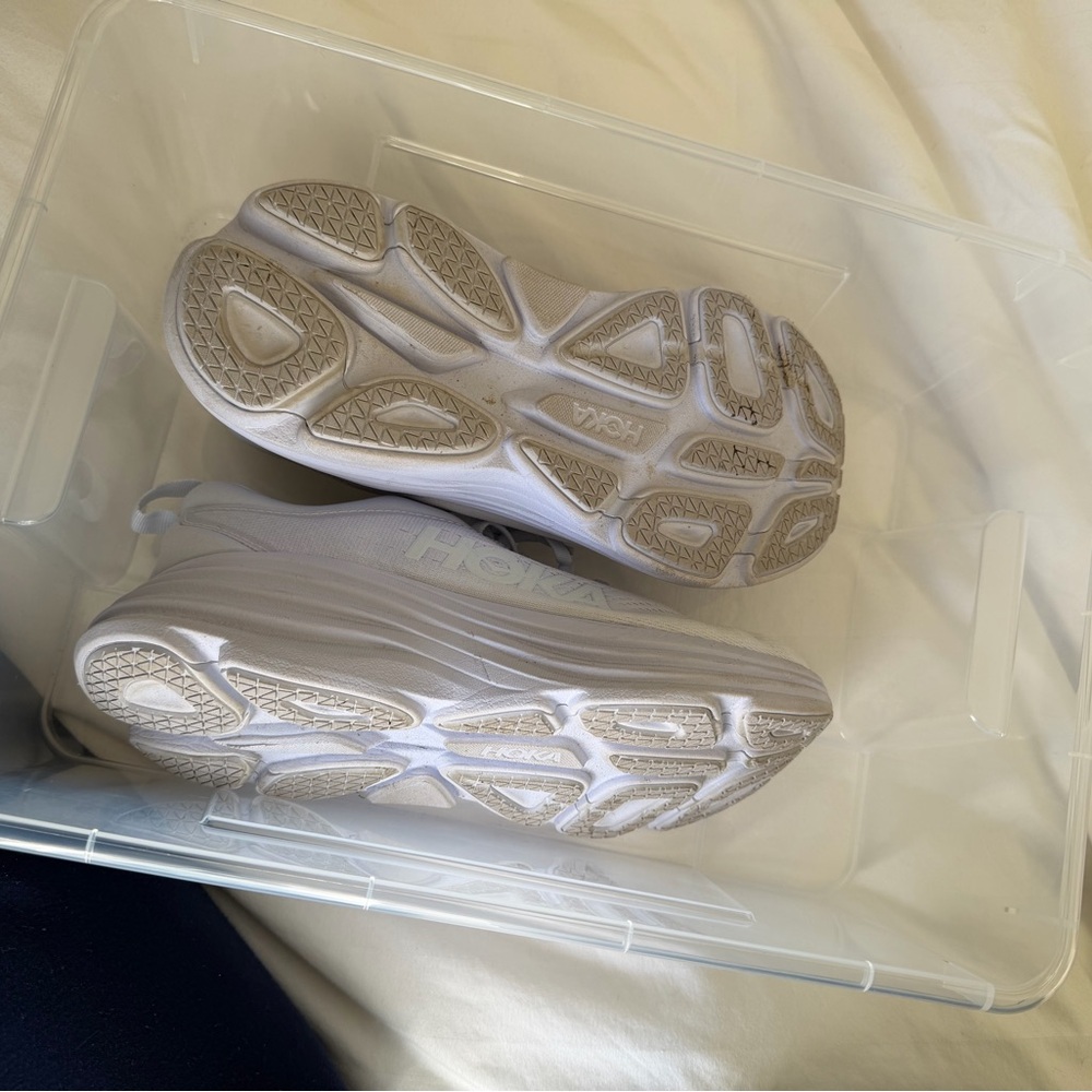 Hoka Women's Light Gray Athletic Shoes - Picture 4 of 5